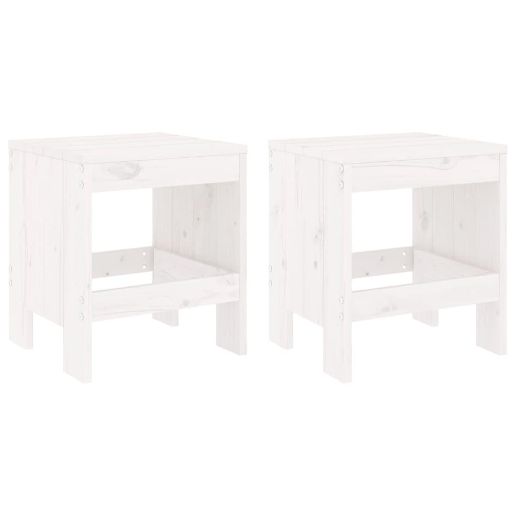 VidaXL Tabouret de jardin bois de pin  