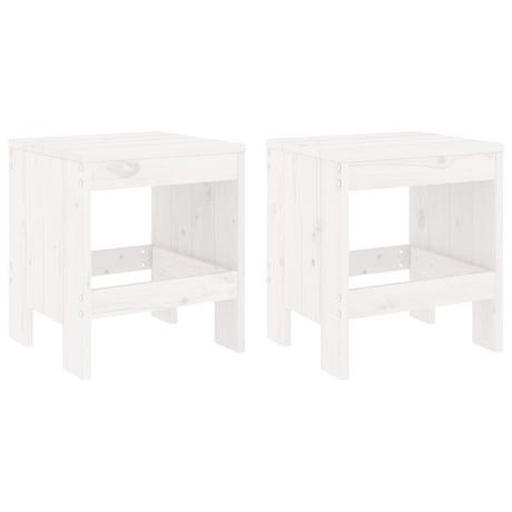 VidaXL Tabouret de jardin bois de pin  