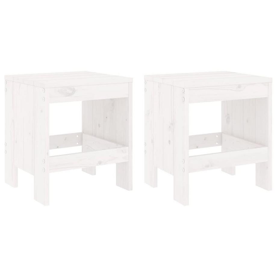 VidaXL Tabouret de jardin bois de pin  