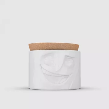 Fiftyeight Products Boîte à provisions 3D en porcelaine, 900 ml