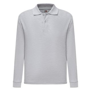 Fruit of the Loom  Polo Shirt, Langarm 