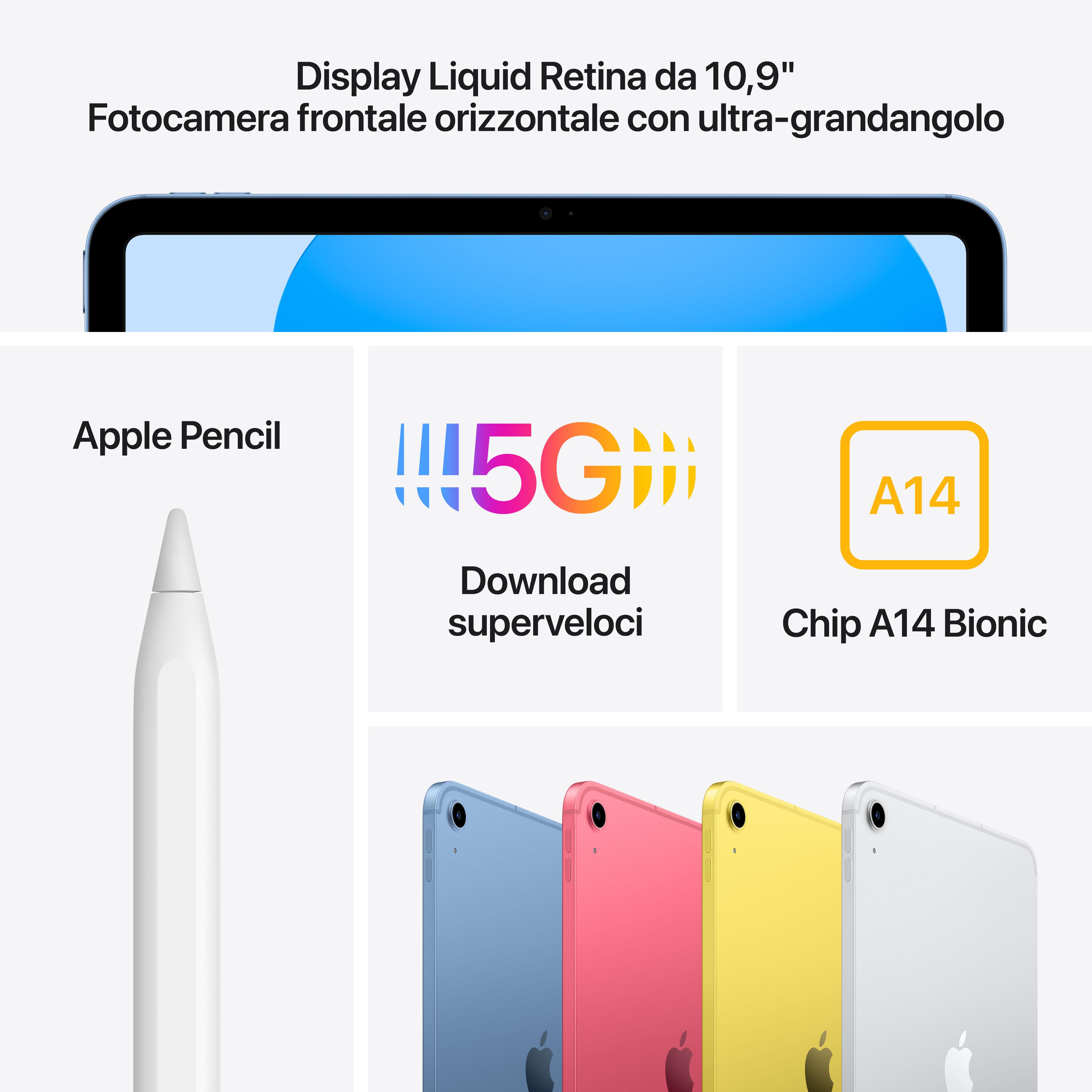 Apple  iPad 10. Gen2022 (10.9", 3256GB, WiFi, 5G) - pink 