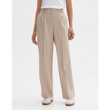 Pantalon à pinces Maiga twill coupe droite