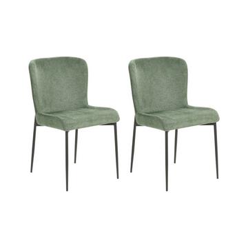 Lot de 2 chaises en Polyester Moderne ADA