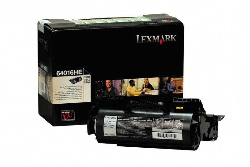 Image of Lexmark LEXMARK Toner-Modul prebate schwarz 64016HE T640/642/644 21'000 Seiten - ONE SIZE