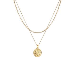 Kuzzoi  Halskette  Layer Erbskette Kompass 925 Silber 