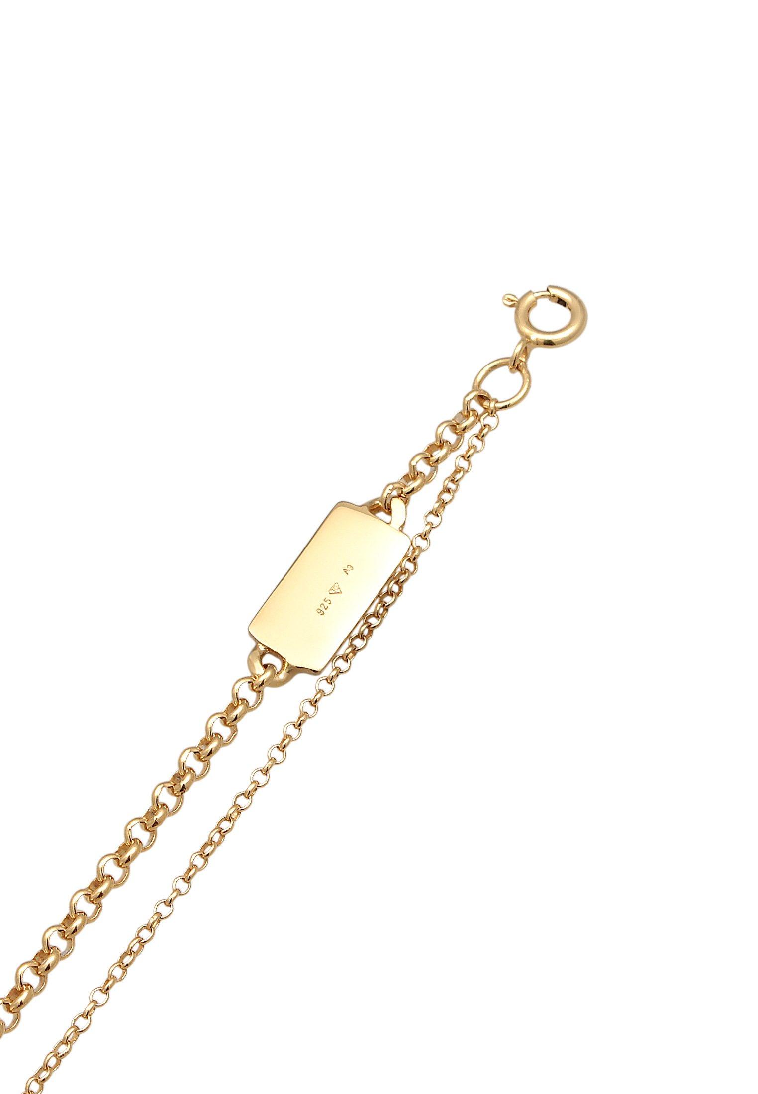 Kuzzoi  Halskette  Layer Erbskette Kompass 925 Silber 