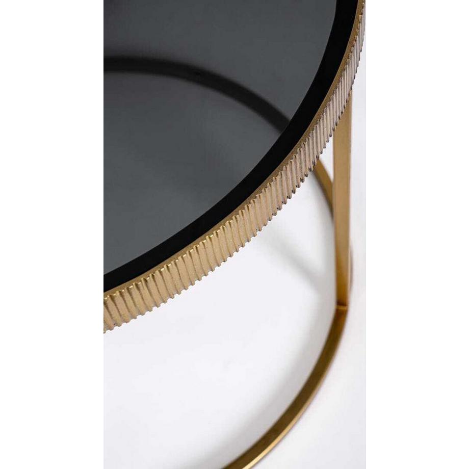 mutoni Table d&#039;appoint Yamir ronde (set de 2)  