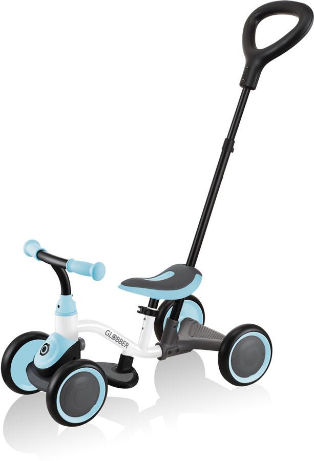 GLOBBER  Vierrad Learning Bike 3in1 Whitepastel blue 