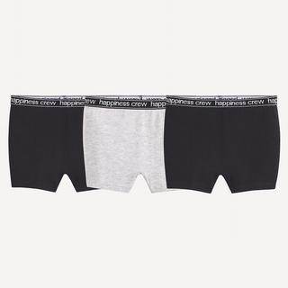 La Redoute Collections  Lot de 3 shorties unis en coton 