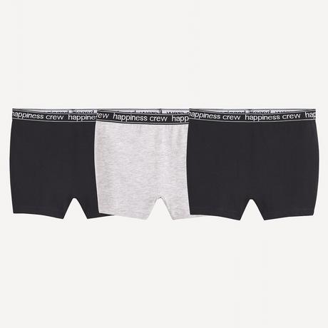 La Redoute Collections  Lot de 3 shorties unis en coton 