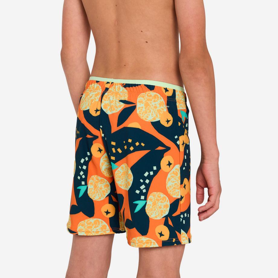 DECATHLON  Pantaloncini da bagno bambino lunghi - Taglio ampio sintetico 