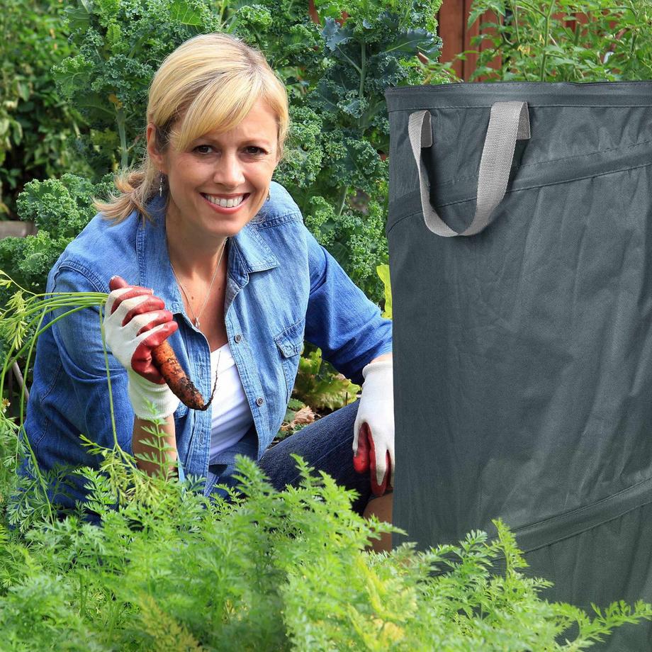 B2X 2 sacchi da giardino da 120 litri grigi  