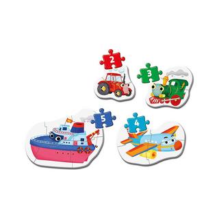 Clementoni  Puzzle Mein erstes Puzzle Transport (3-6-9-12) 