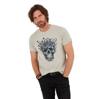 Joe Browns  Musik-Totenkopf Grafik-T-Shirt 