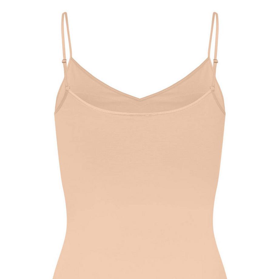 HANRO Cotton Seamless Top à Bretelles Spaghetti  
