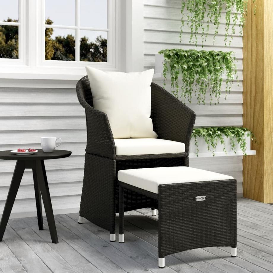 VidaXL set da giardino Polirattan  