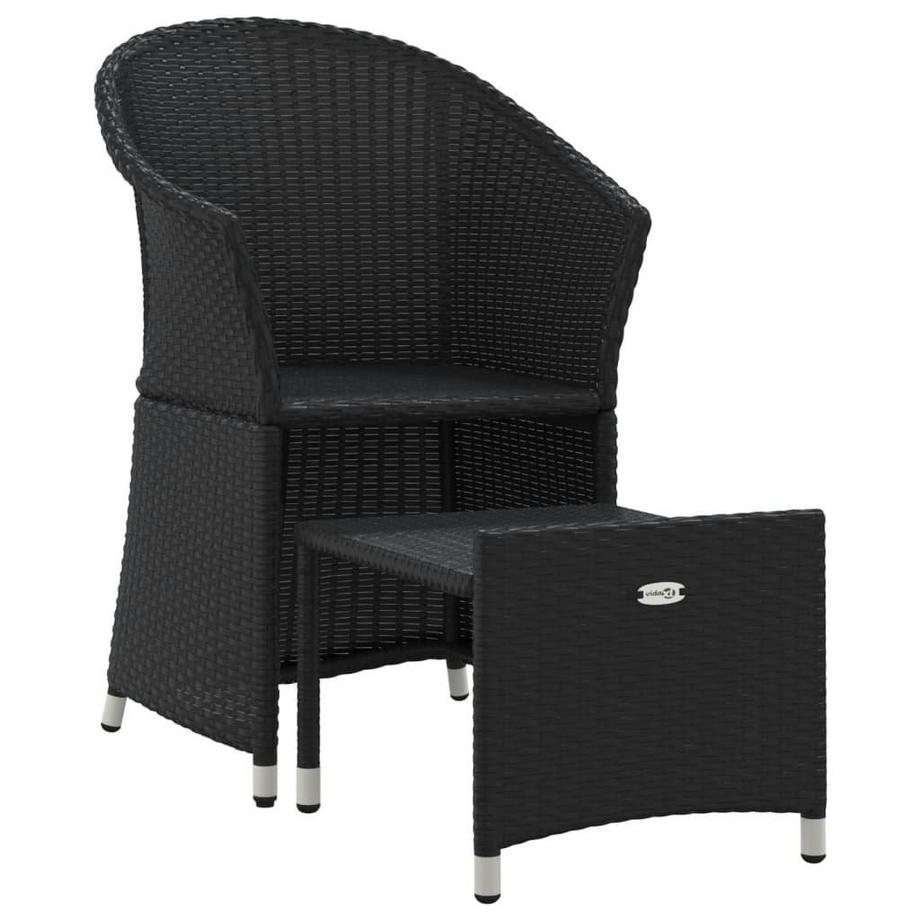 VidaXL set da giardino Polirattan  