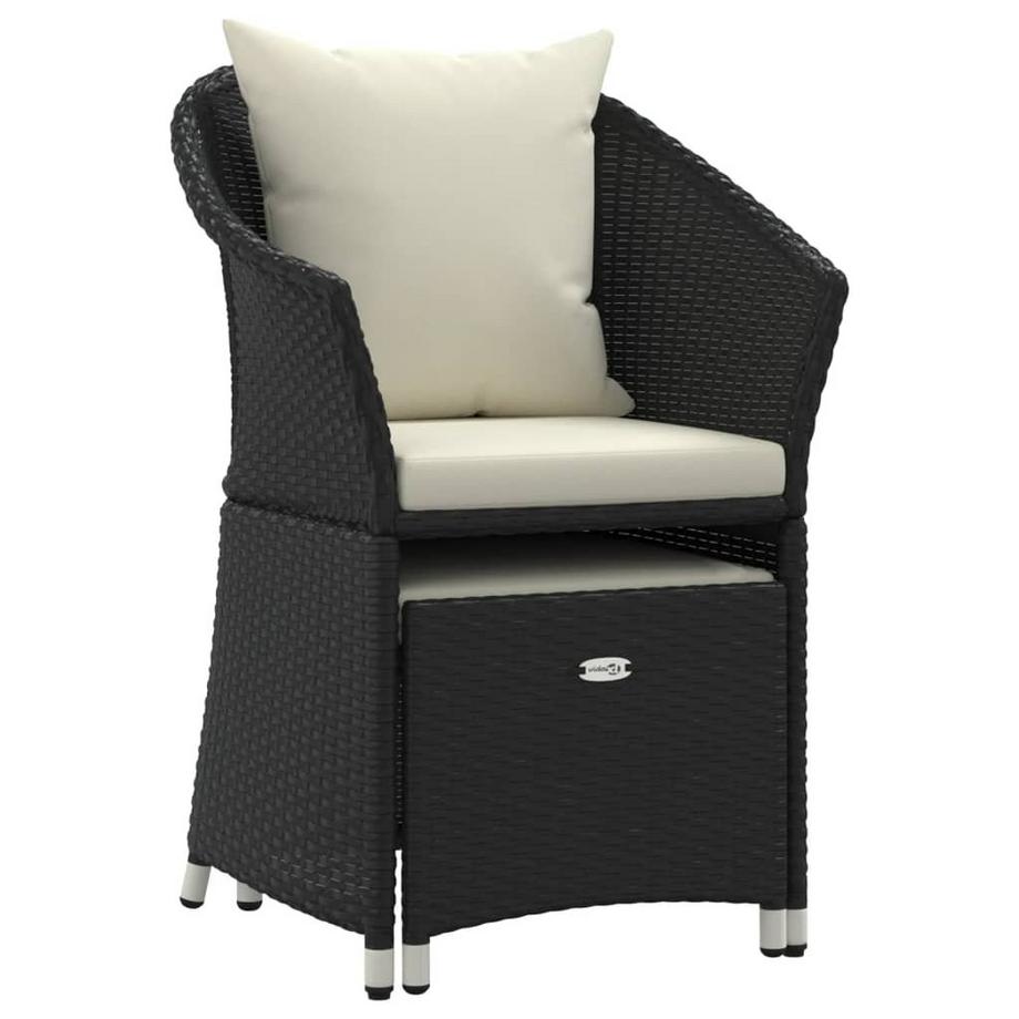 VidaXL set da giardino Polirattan  