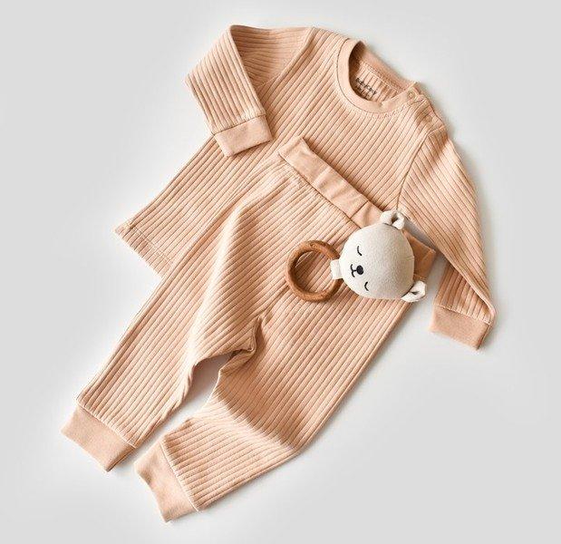 BabyCosy Organic  Set Pantalon et T-shirt à manches longues 