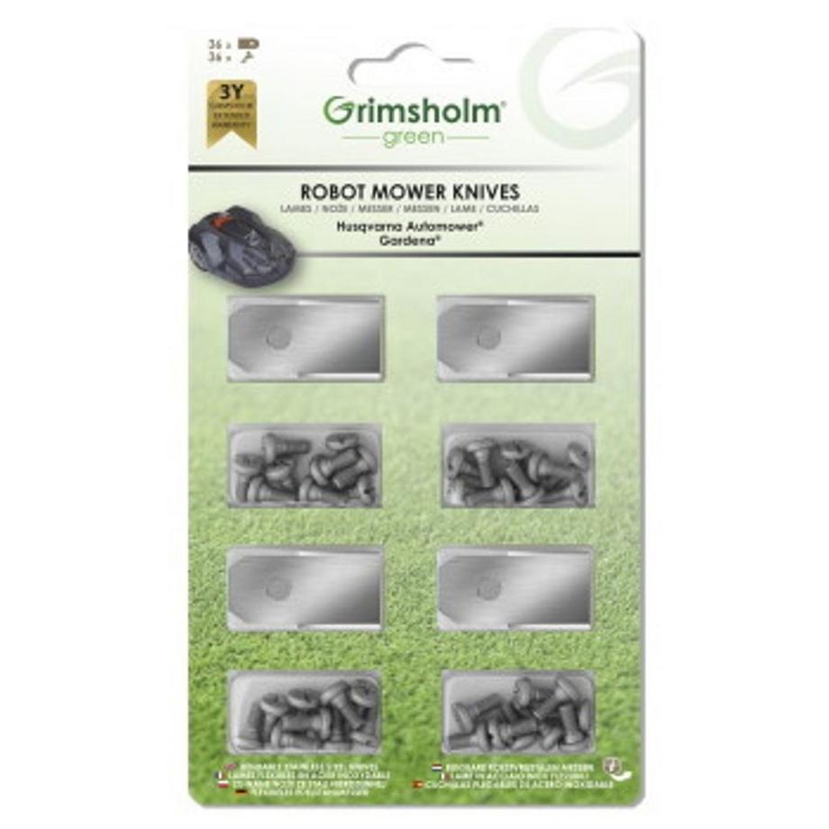 Set de couteaux avec 36 couteaux de rechange et 36 vis automower
