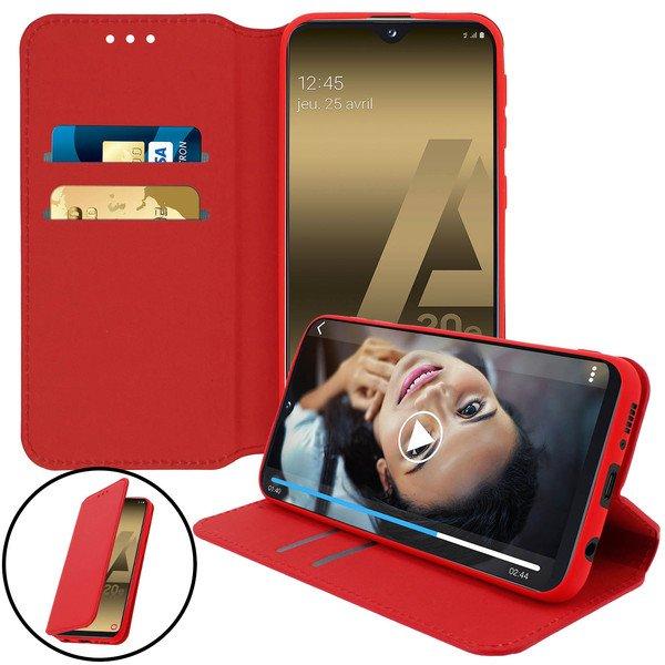 Avizar  Custodia Flip Galaxy A20e Rosso 