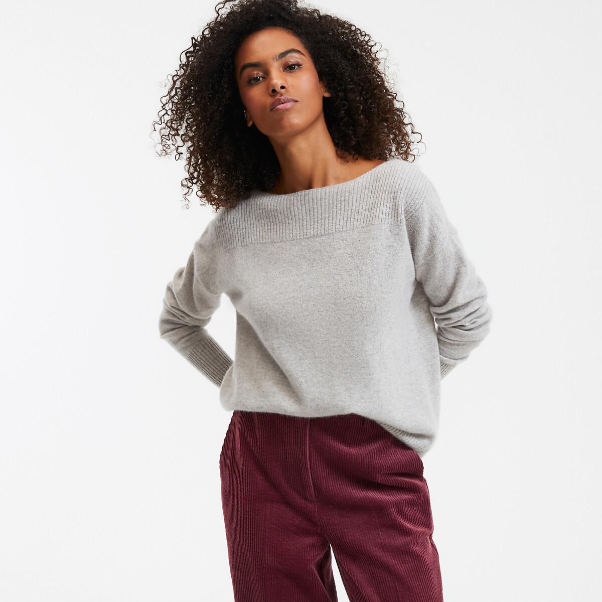 La Redoute Collections  Pullover mit U-Boot-Ausschnitt 