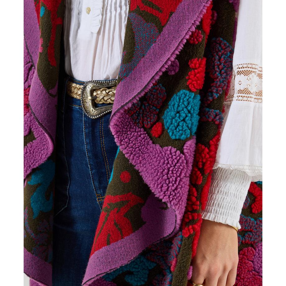 Joe Browns Auffällige Weste mit Blumenmuster  