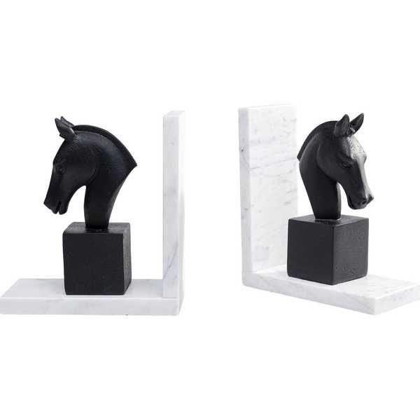 KARE Design Serre-livres Cheval (lot de 2)  