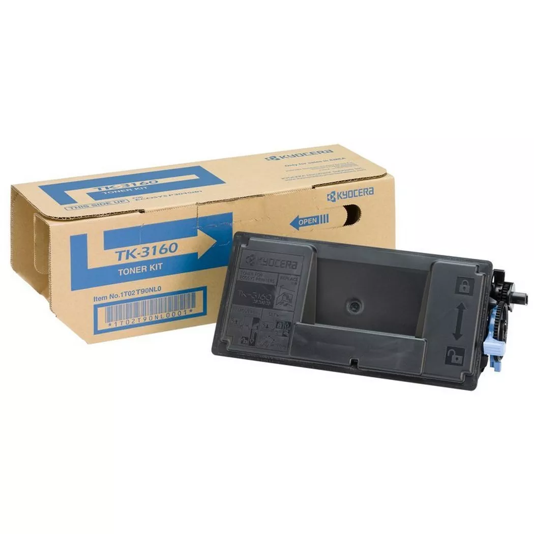 KYOCERA – Toner-Modul schwarz TK-3160 ECOSYS P3045d 12’500 Seiten, One Size
