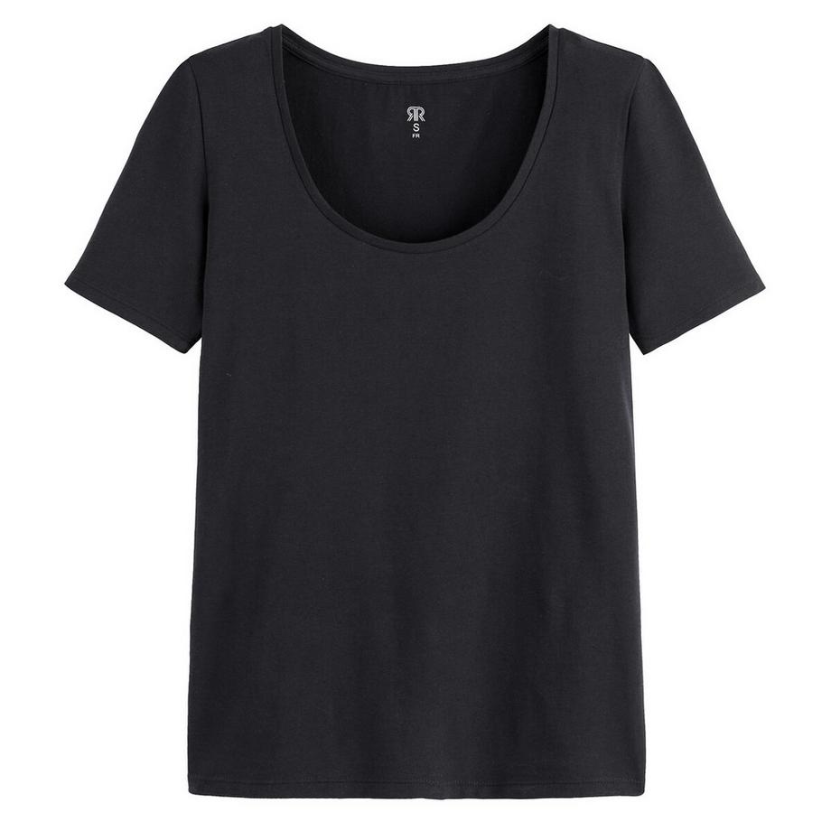 La Redoute Collections Rundhals Kurzarm T-Shirt  