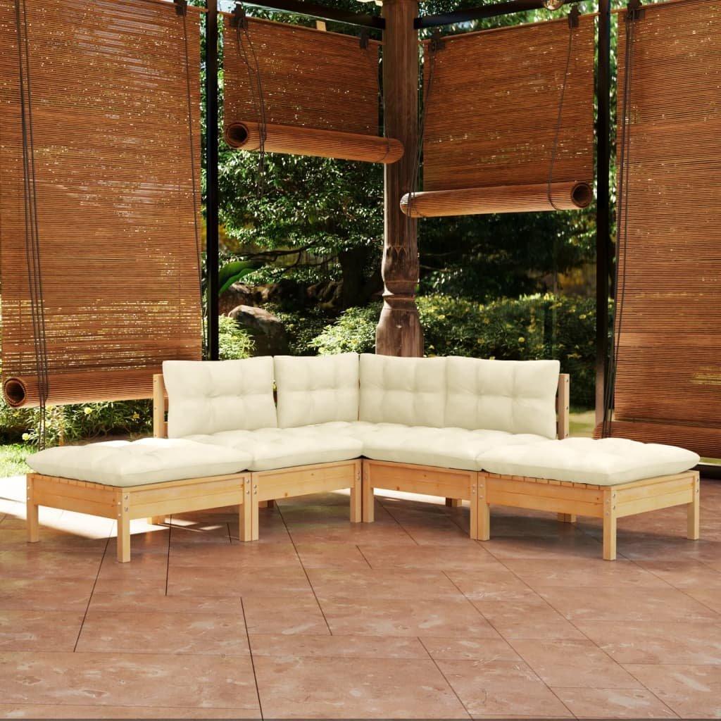 VidaXL Garten-lounge-set kiefernholz  