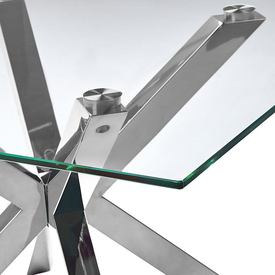 Beliani Couchtisch aus Sicherheitsglas  STARLIGHT  