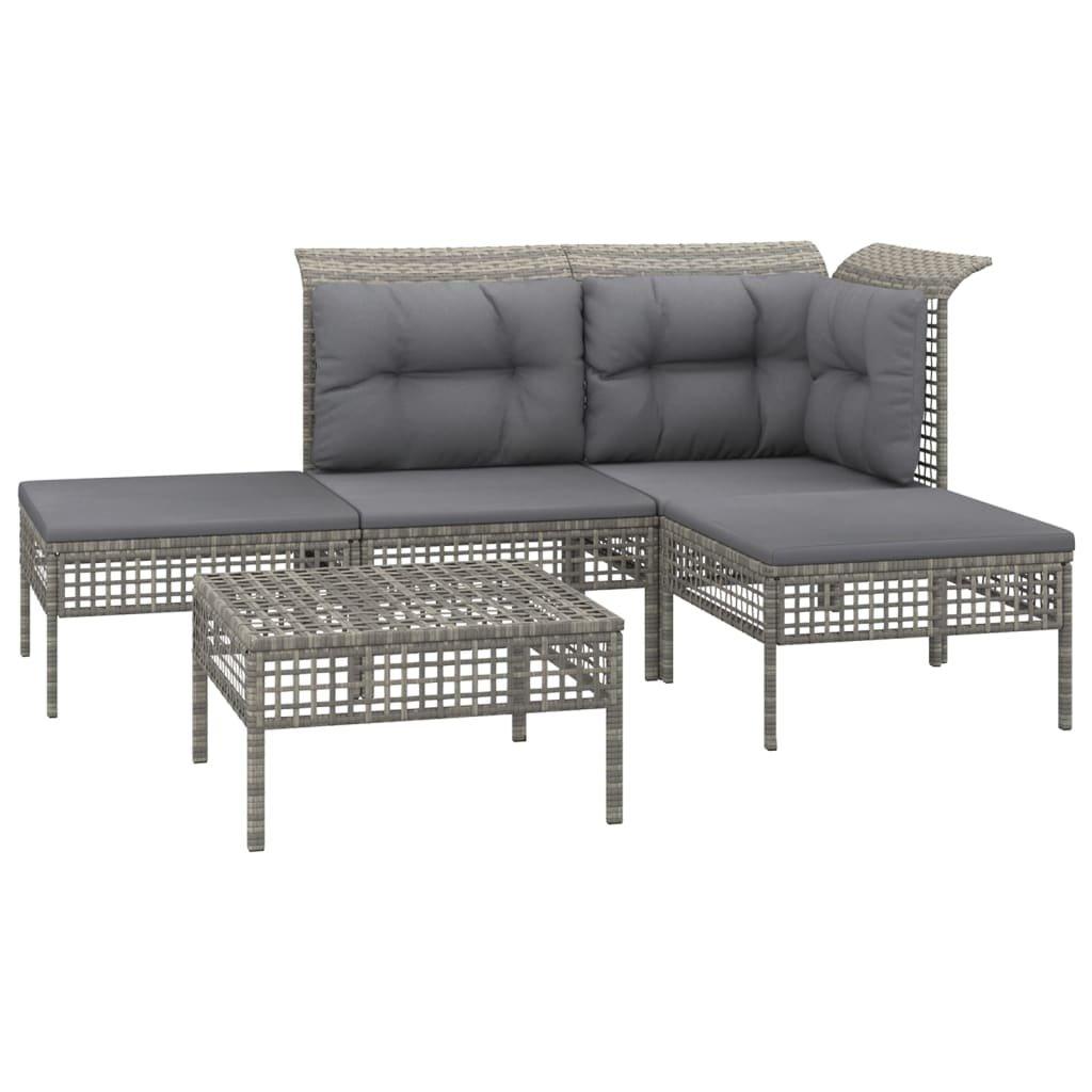 VidaXL Garten lounge set poly-rattan  