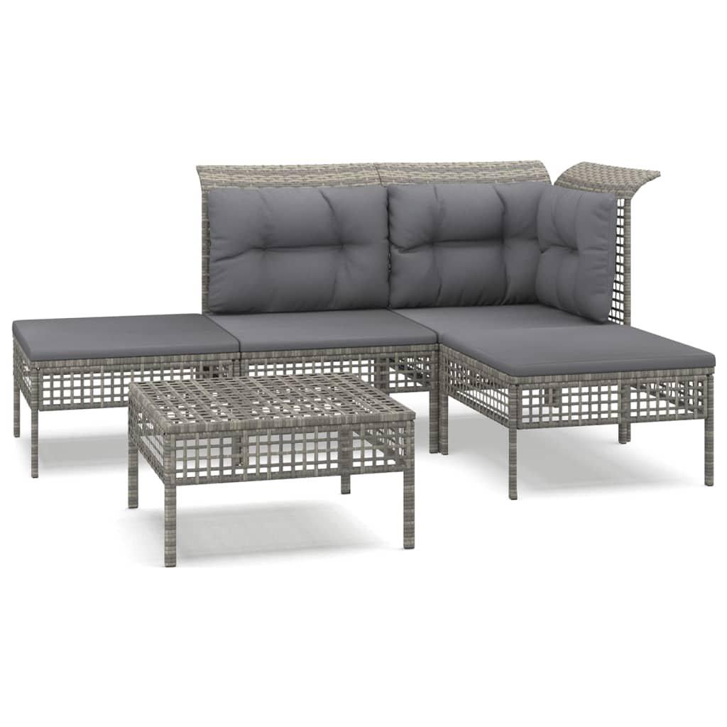 VidaXL Garten lounge set poly-rattan  