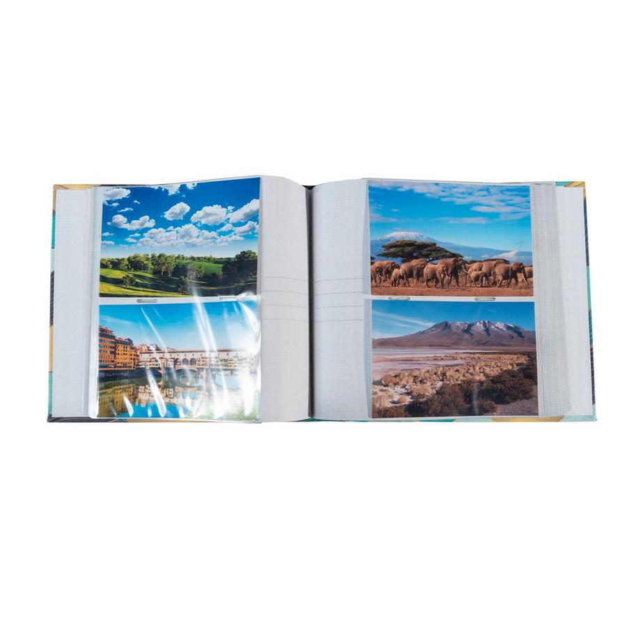 Exacompta Album photos à pochettes 200 photos 10x15cm OCEAN - x 6  