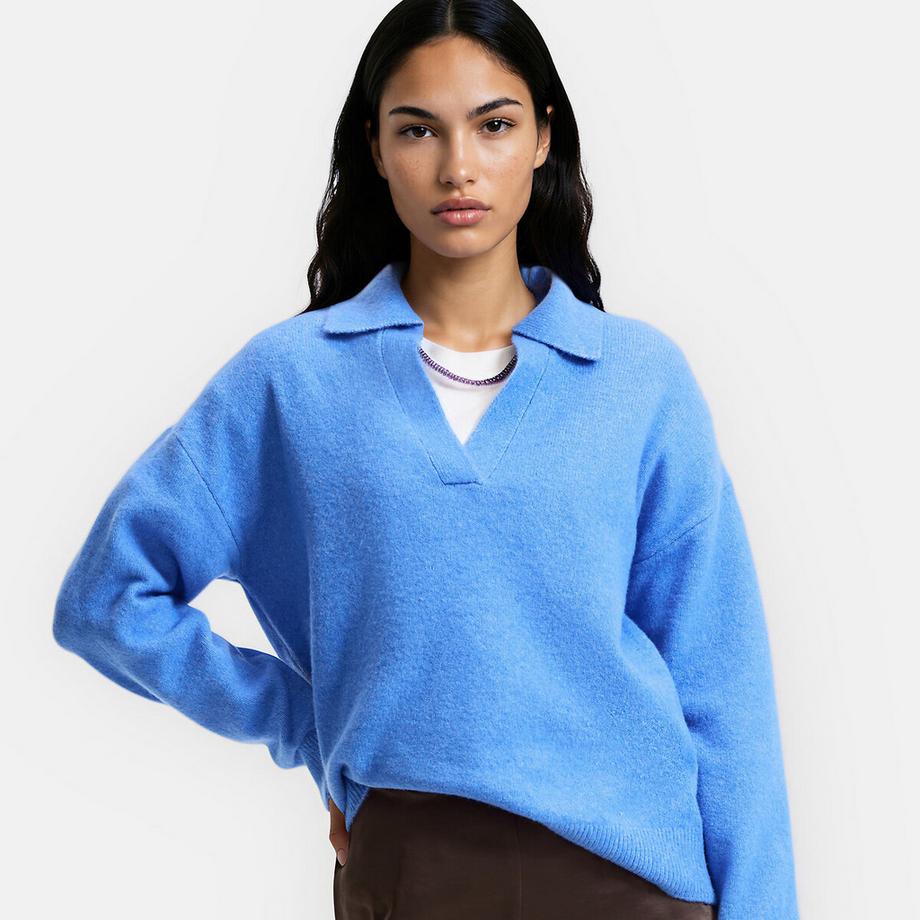 Pull col polo loose