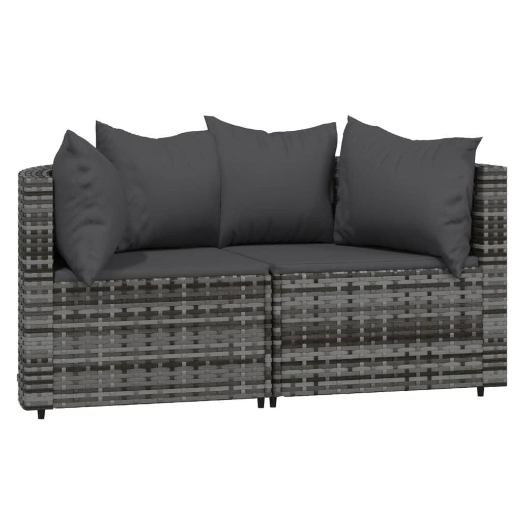 VidaXL Ecksofa poly-rattan  