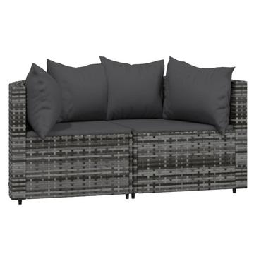 Ecksofa poly-rattan