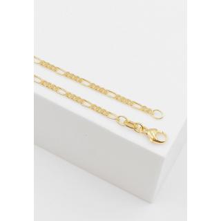 MUAU Schmuck  Collier Figaro Gelbgold 750, 2.3mm, 40cm 