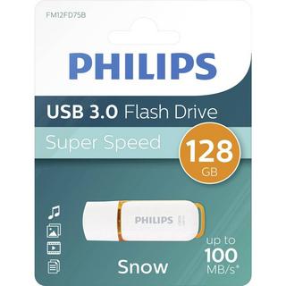 PHILIPS  Philips FM12FD75B/00 unità flash USB 128 GB USB tipo A 3.2 Gen 1 (3.1 Gen 1) Arancione, Bianco 