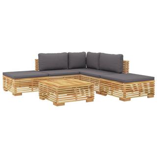 VidaXL set divani da giardino Teak riciclato  