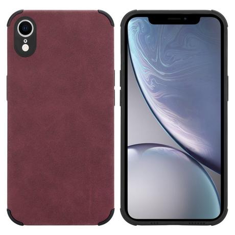 Cadorabo  Hülle für Apple iPhone XR mit Kunst-Wildleder Rückseite 