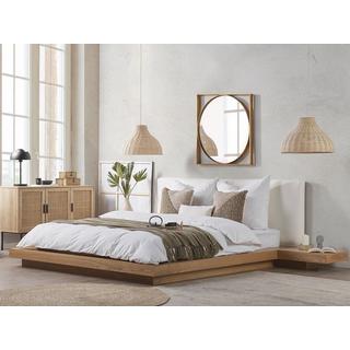 Beliani Bett mit Lattenrost aus MDF-Platte Modern ZEN  