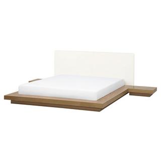 Beliani Bett mit Lattenrost aus MDF-Platte Modern ZEN  