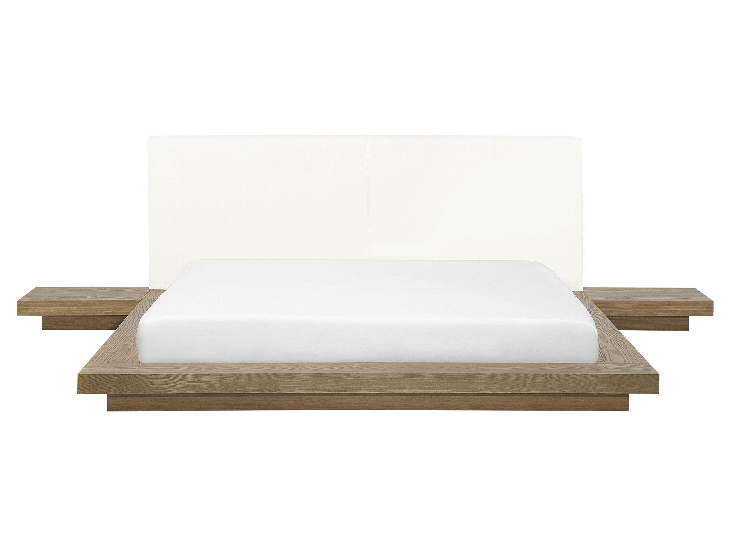 Beliani Bett mit Lattenrost aus MDF-Platte Modern ZEN  