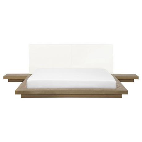 Beliani Bett mit Lattenrost aus MDF-Platte Modern ZEN  