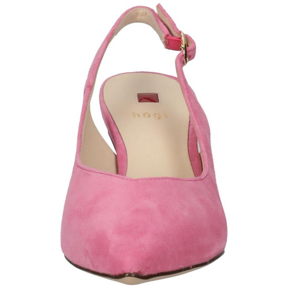 Högl Pumps Stiletto Spitz zulaufende Zehenpartie Schnalle  