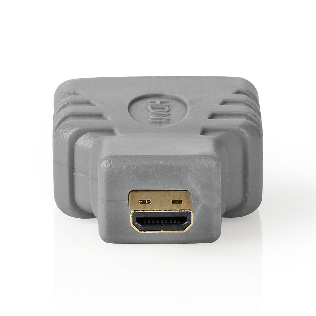 Nedis  Adaptateur HDMI Micro-connecteur HDMI - HDMI femelle gris 