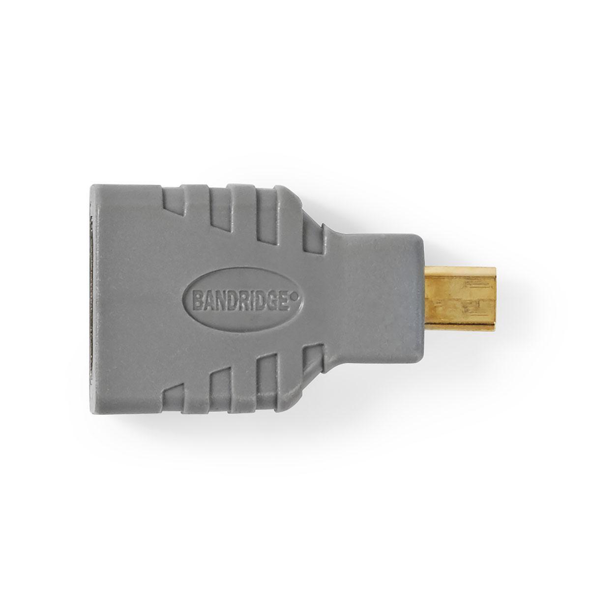 Nedis  Adattatore HDMI Micro spina HDMI - HDMI femmina grigio 